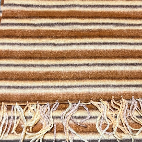 NEW - Soft Wool Blend Scarf with Fringe - Picture 1 of 4